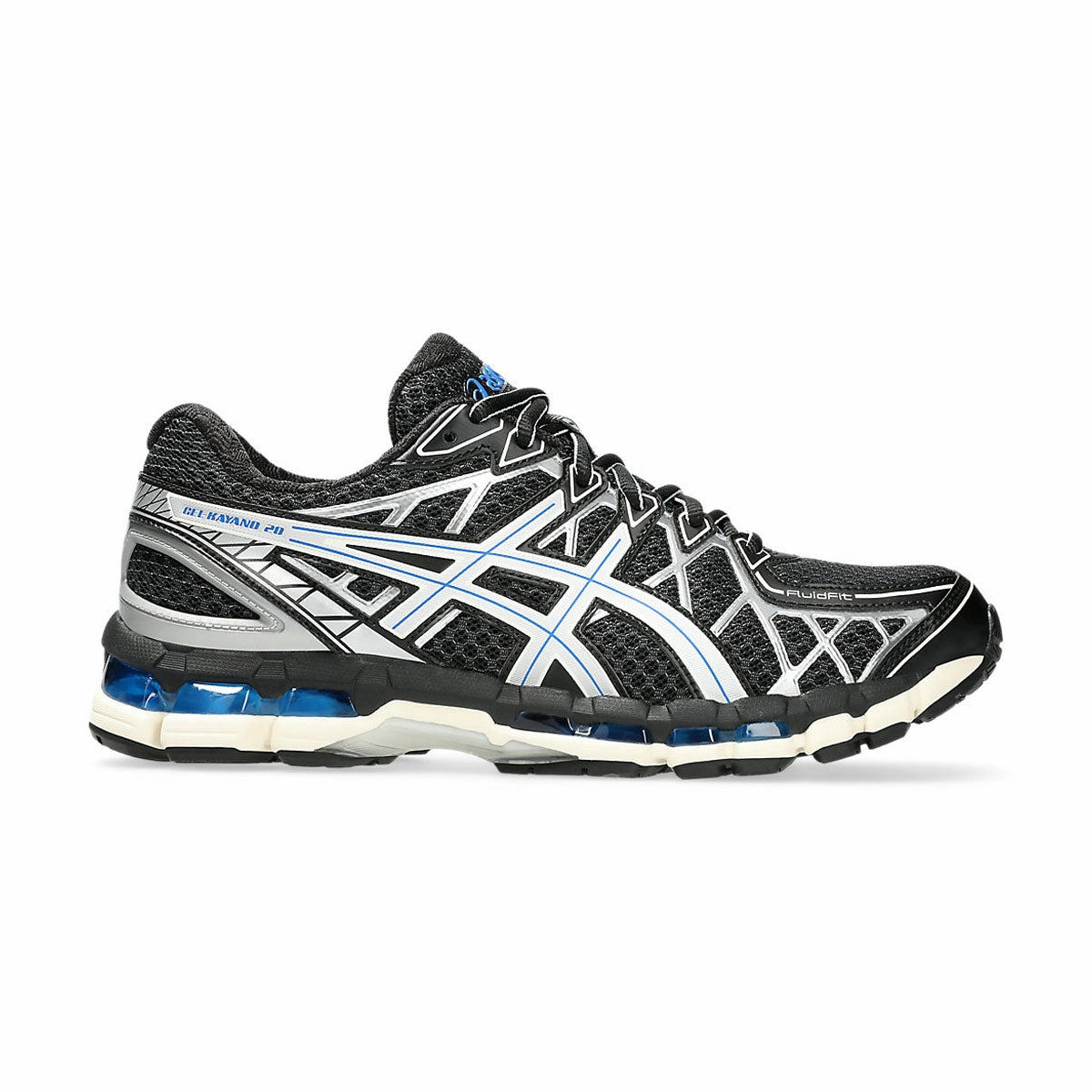 GEL-Kayano 20 'Black Pure Silver' Asics Competition Running Shoes
