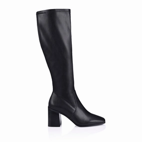 Linden Knee High Boots - Black Smooth Campus Knee High Boot Frye
