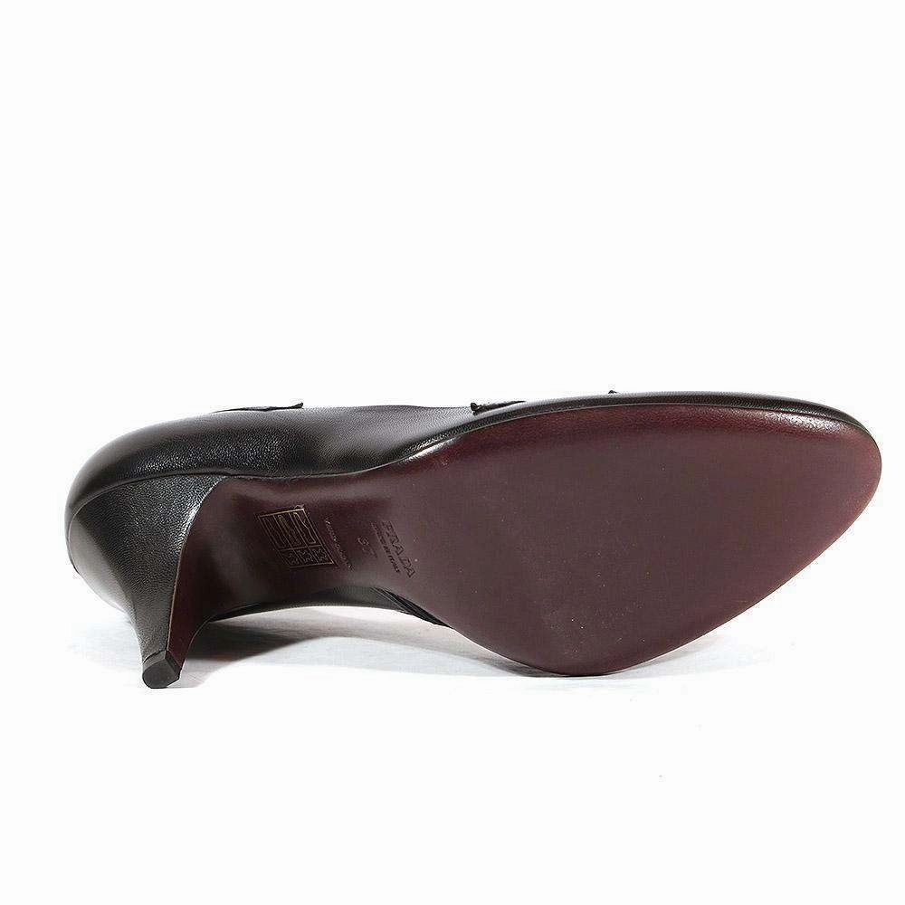 Prada Women's Shoes Black leather Pumps 1P6475 (PRW15) Dhgate