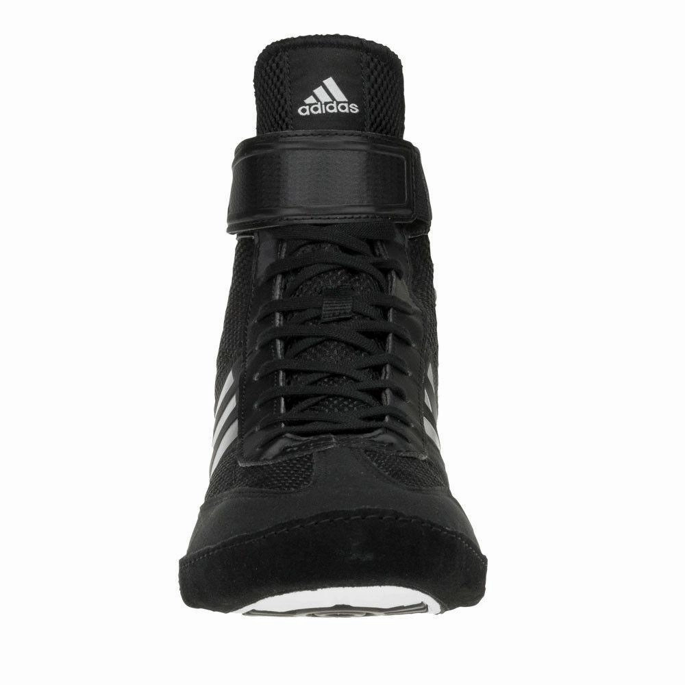 Combat Boots And Leggings adidas Mens Combat Speed 5 Wrestling Shoes Black Silver