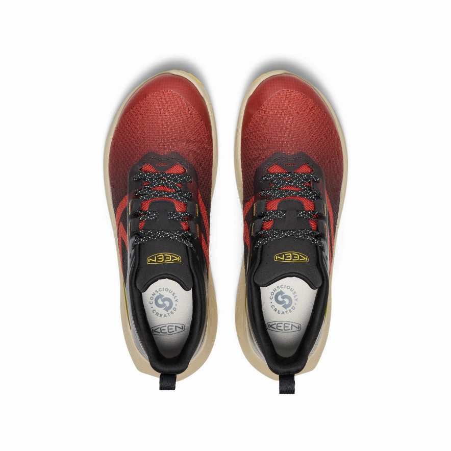 Men's 450 Dirt Waterproof Hiking Shoe  |  Red Ochre/Black High Quality Hiking Shoes