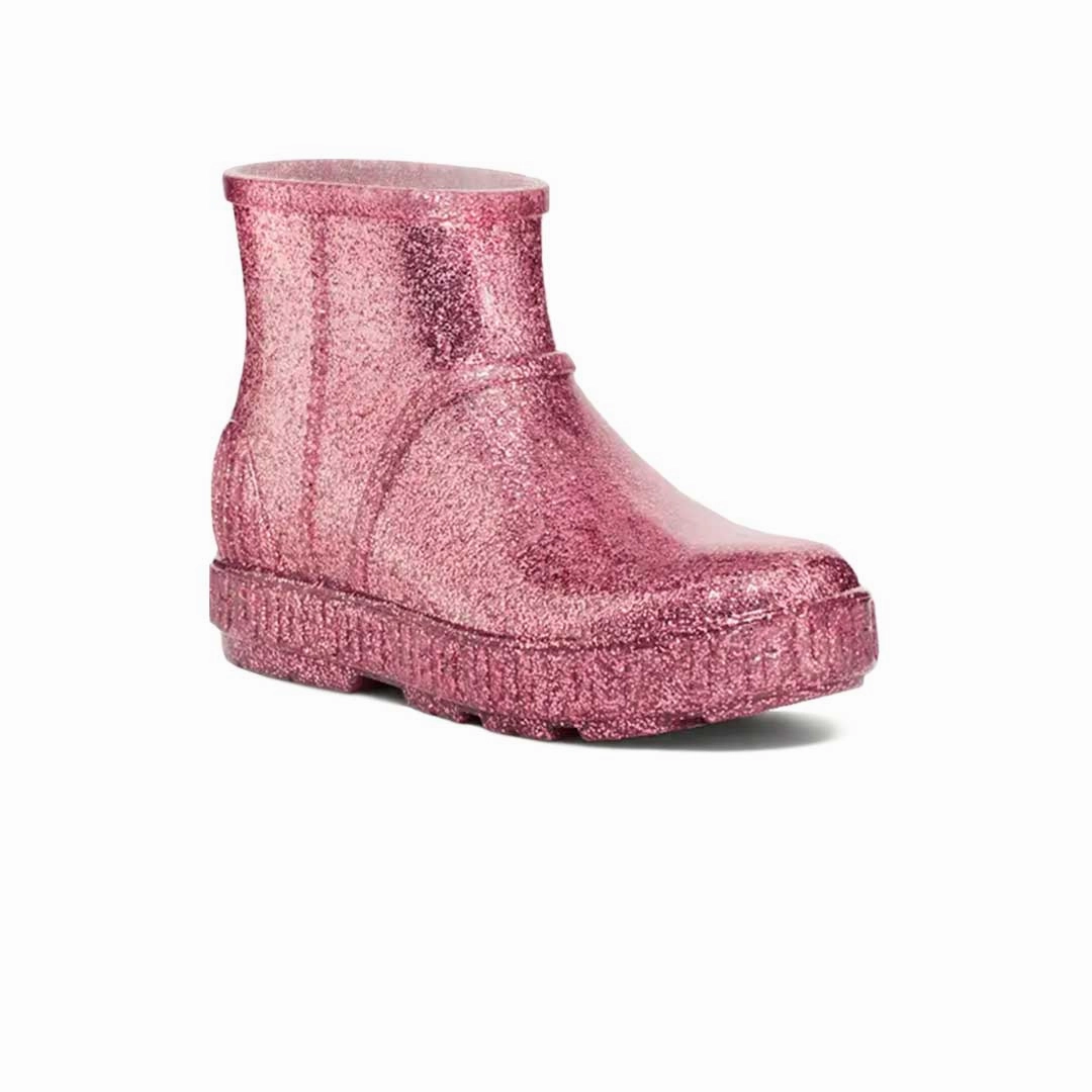 UGG - Kids' (Junior) Drizlita Glitter Rain Boots (1136476K-GRPN) Chooka Chelsea Rain Boots