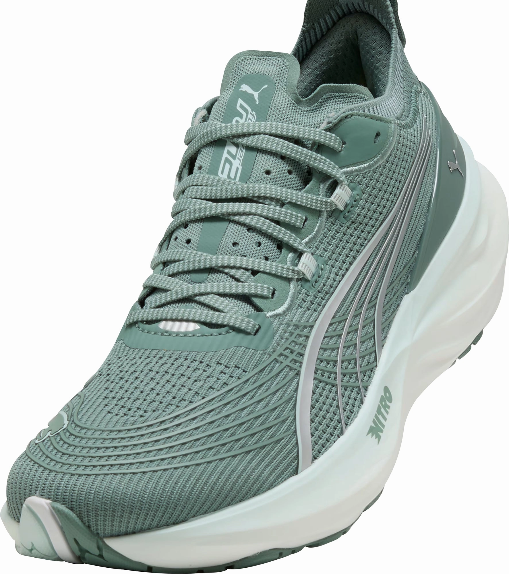 Puma ForeverRun Nitro 2 Mens Running Shoes - Green Velvet Shoes Puma