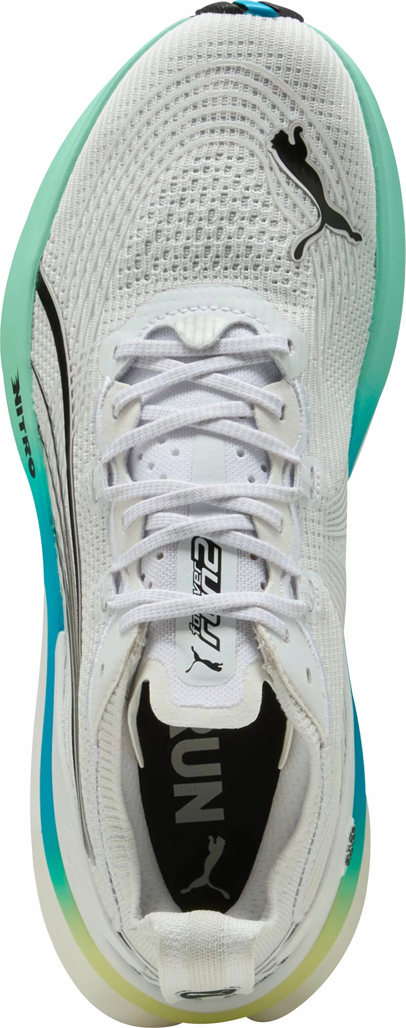 Puma Lamelo Shoe Puma ForeverRun Nitro 2 Mens Running Shoes - White