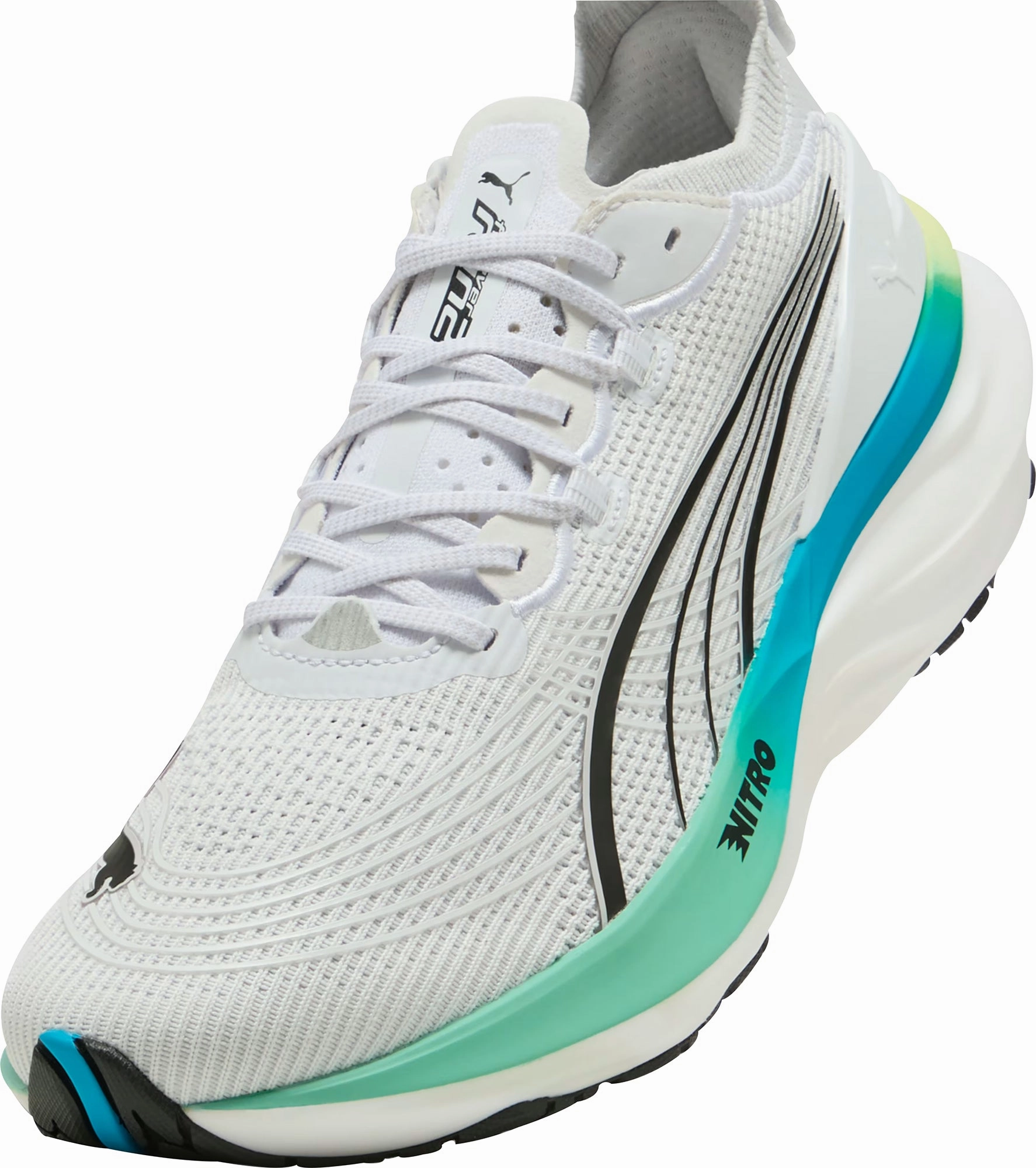 Puma ForeverRun Nitro 2 Mens Running Shoes - White Puma Seasons Shoes