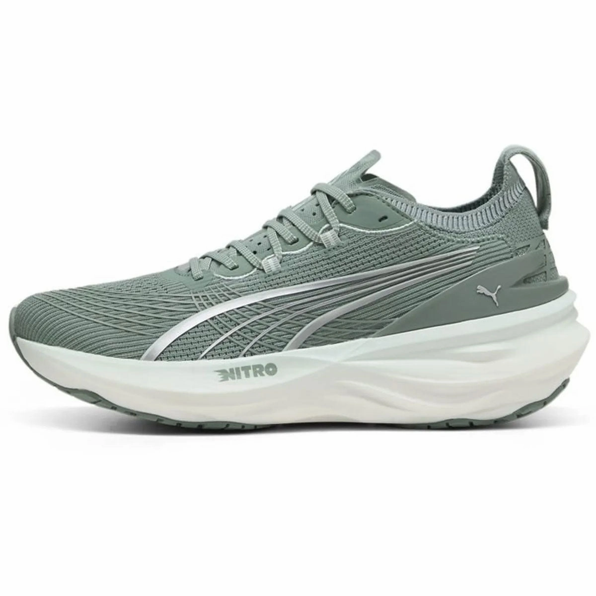 Puma Low Drop Running Shoes Puma Foreverrun Nitro 2 Running Shoes - Mens - Green Moon/Peaceful Blue
