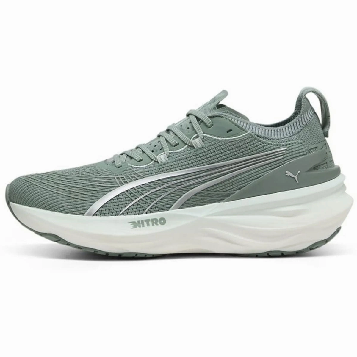 Puma One Soccer Shoes Puma Foreverrun Nitro 2 Running Shoes - Mens - Green Moon/Peaceful Blue