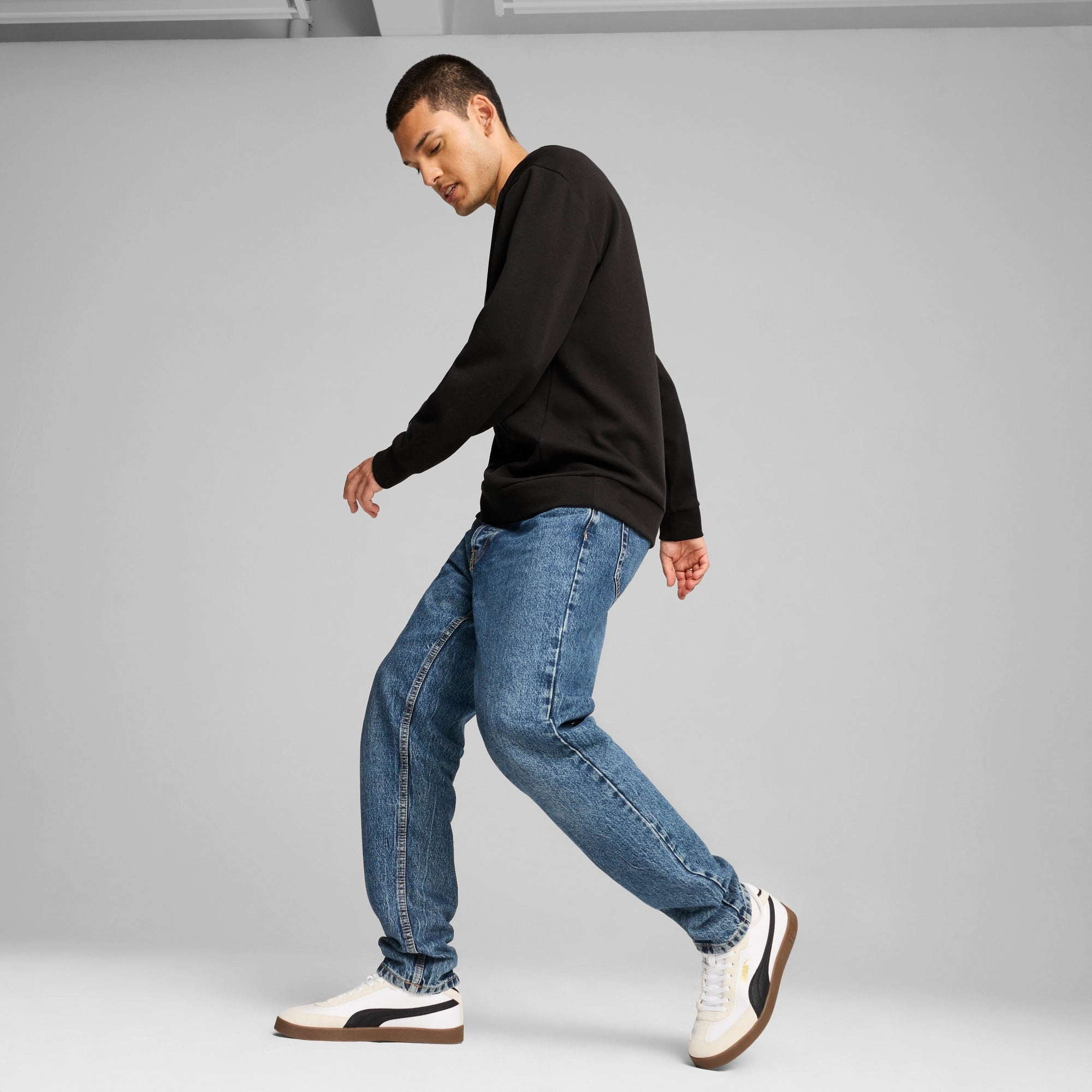 Puma Men's Club White/Black Sneaker Shoes Puma X Coca Cola Shoes