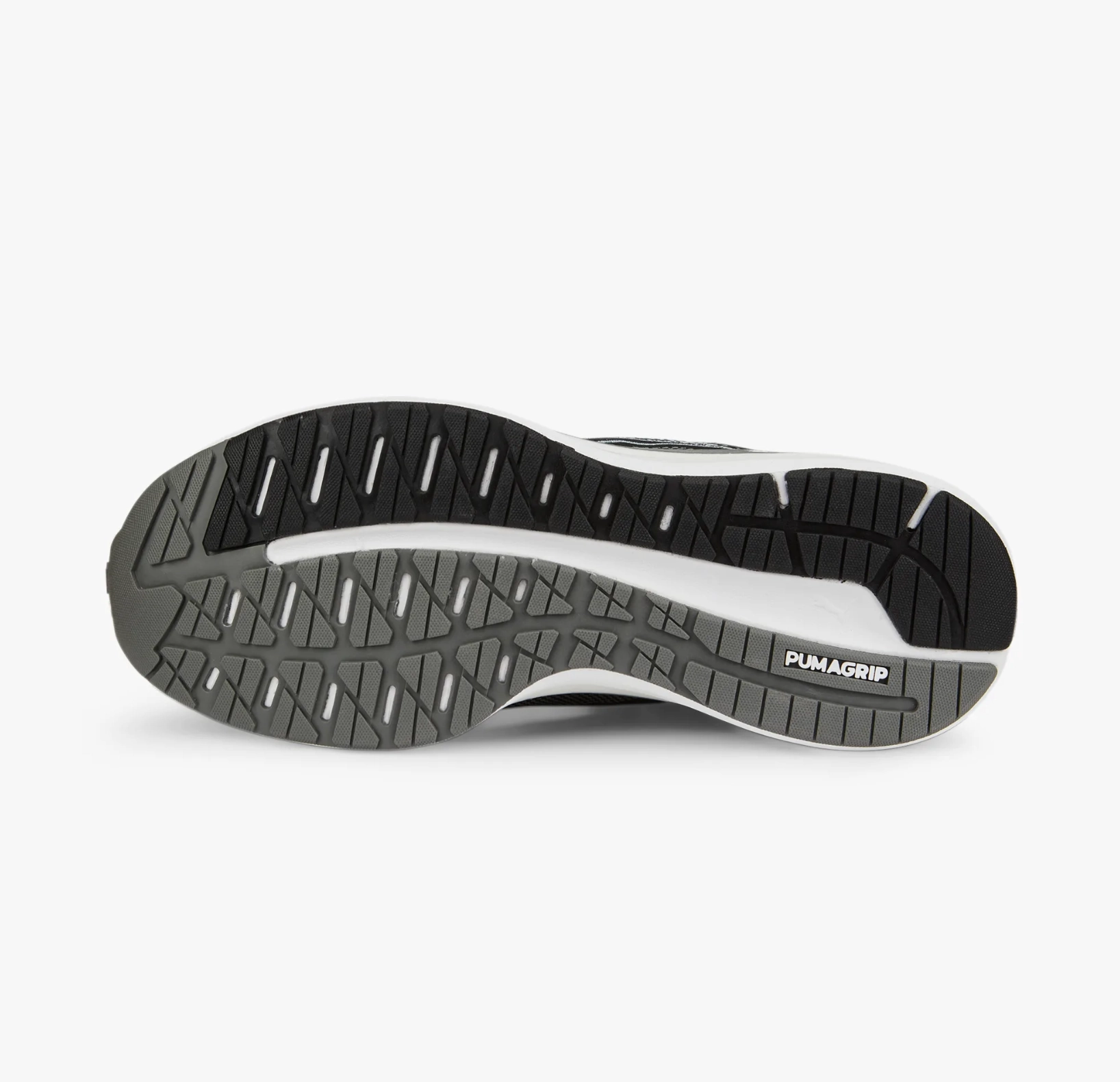 Puma Men's Magnify Nitro Knit - Black/Castlerock/White (376907) Puma Old School Shoes