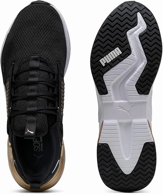 Puma Men's Retaliate Black/Gold Running Shoes Puma Cell Phase Running Shoes