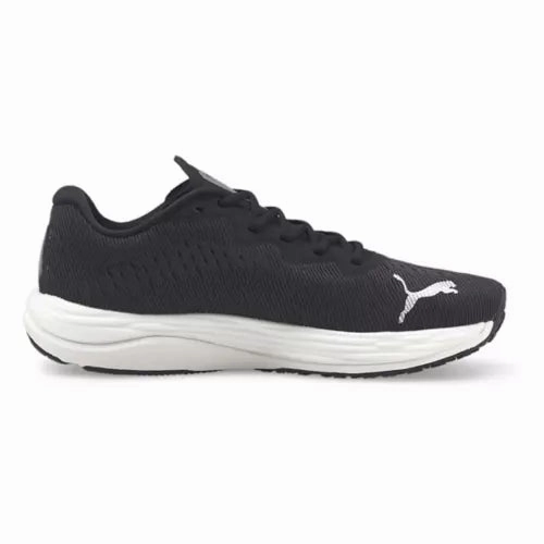 Puma Shoes Ribbon Puma Men's Velocity Nitro 2 Wide - Puma Black/Metallic Silver (377477)
