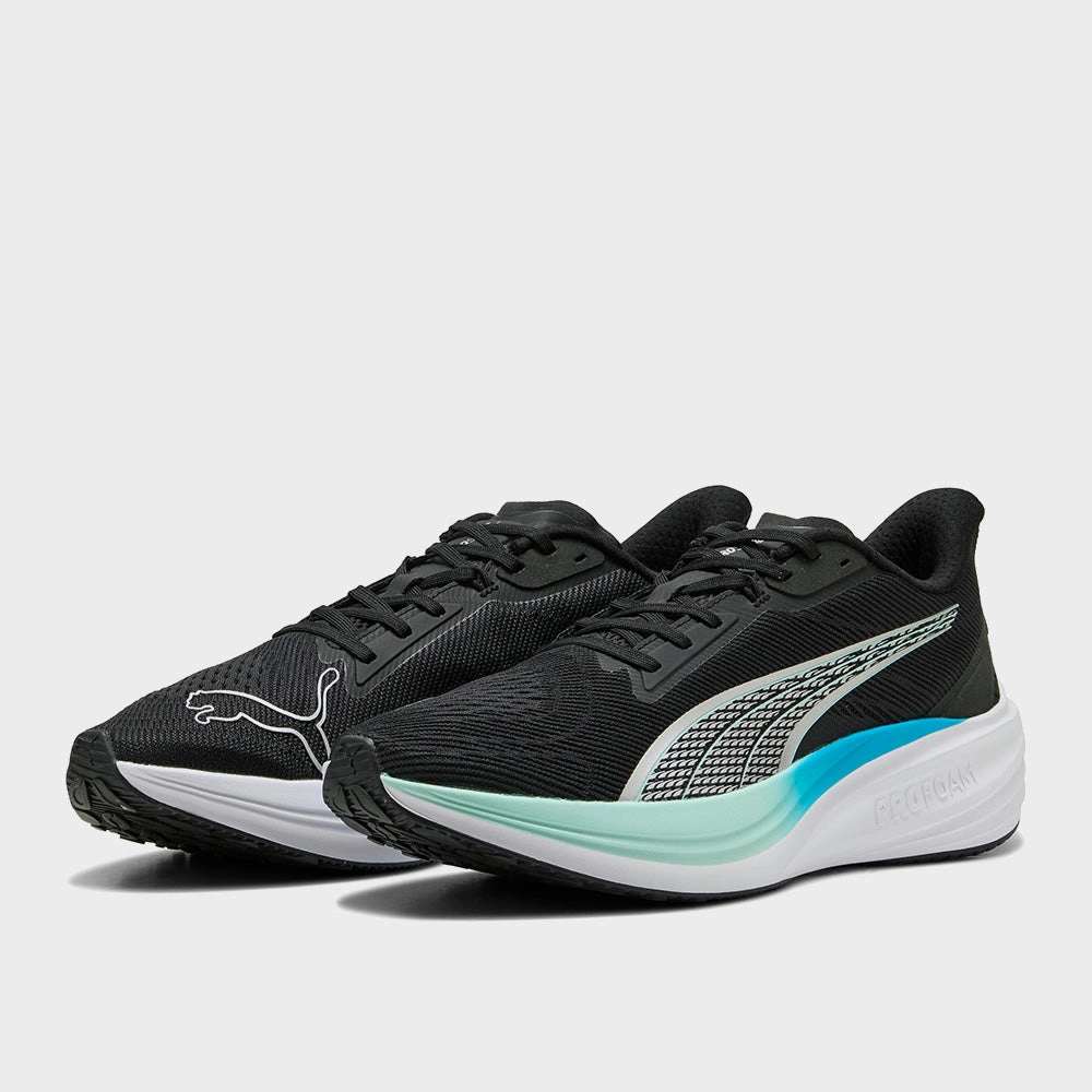 Formal Puma Shoes Puma Mens Darter Pro 2 Running Shoes Black