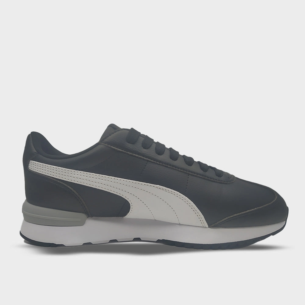 Puma Mens R78 Wind Sneakers Black Puma Soft Foam Optimal Comfort Shoes