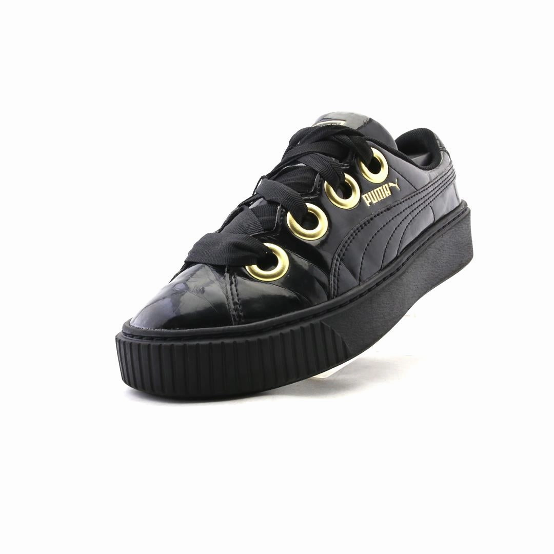 Puma Shoes With Ribbon PUMA PLATFORM KISS PATENT