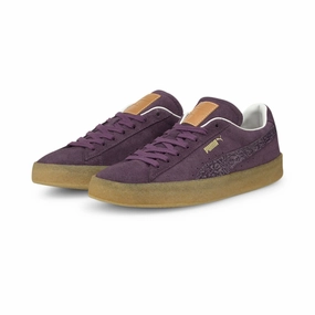 Puma Suede Crepe SC Sweet Grape Puma Shoes White Sneakers