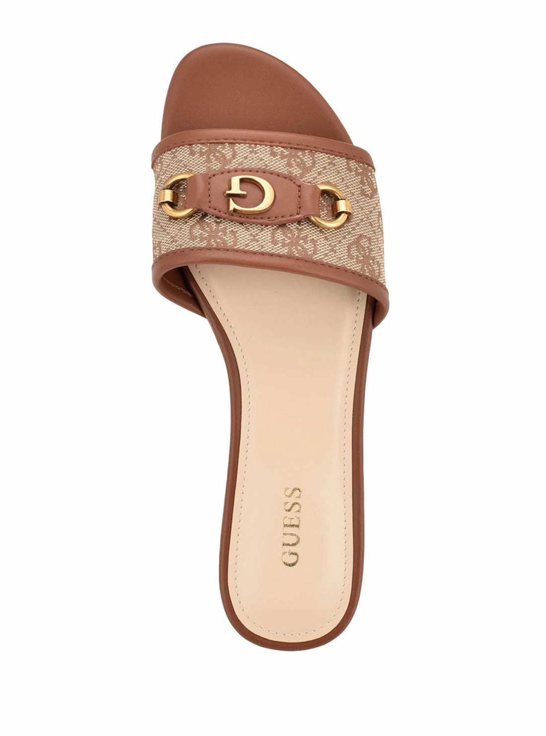 Brown Logo Hammi Slide Sandals 5 Below Sandals