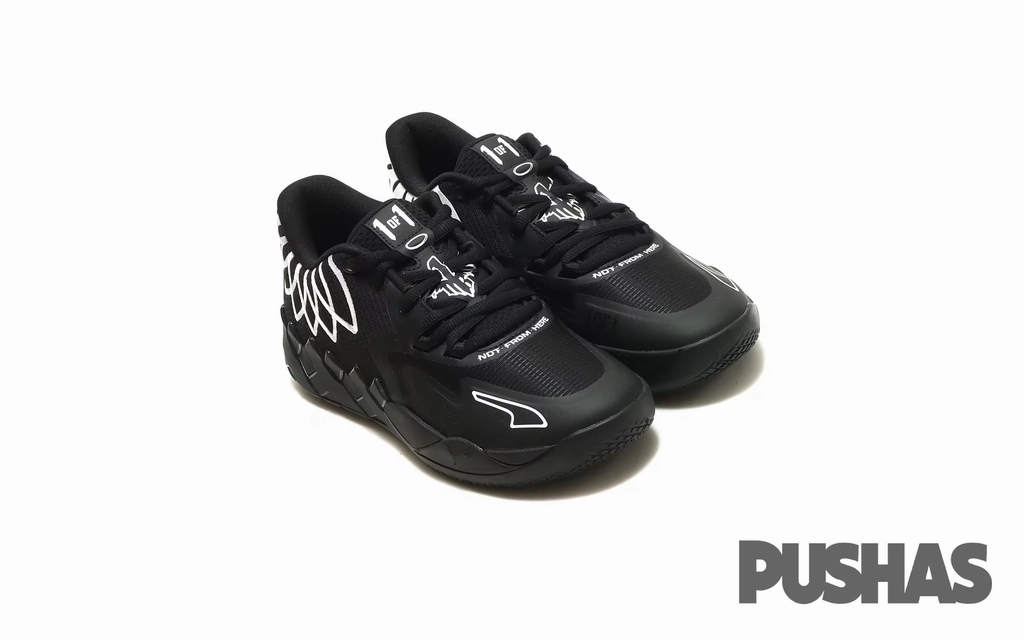 MB.01 LaMelo Ball Lo 'Black White' (2022) Puma Stewie 4 Basketball Shoes