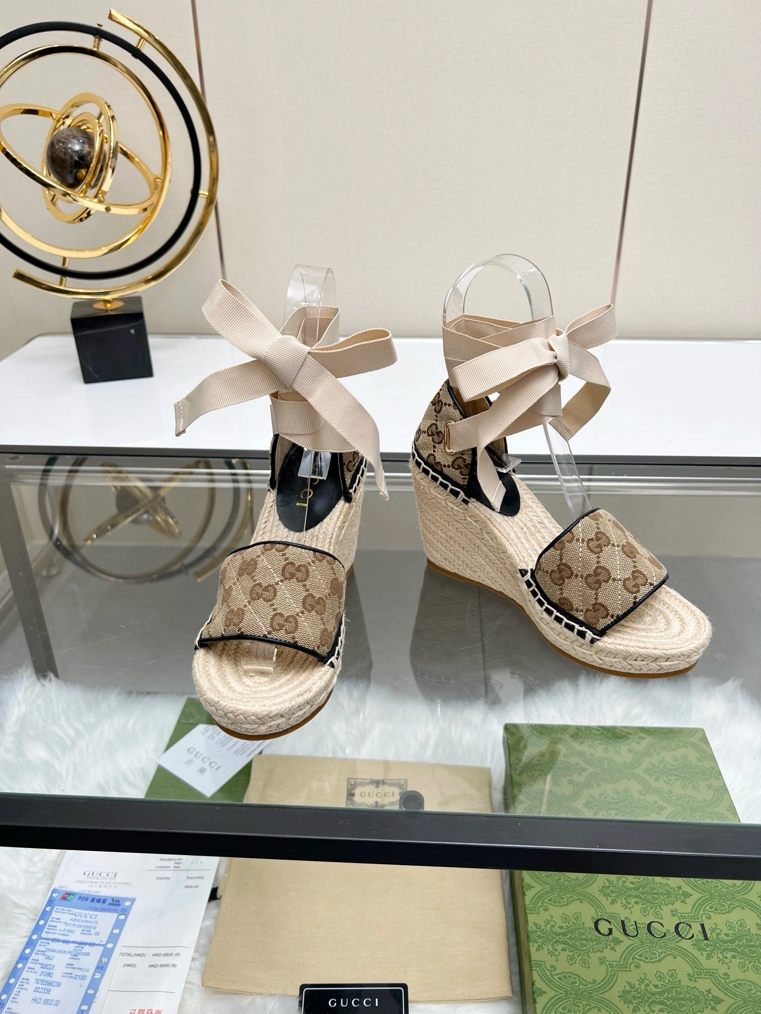 Running Sandals SE1326 GC Wedge High Heel Sandals / Size5-11