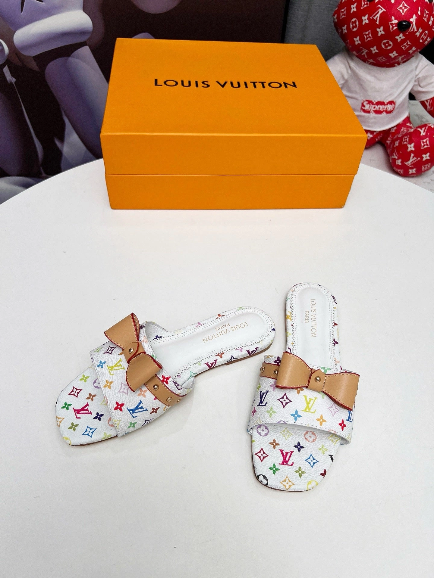 Polishing Slippers SE1618 LV x TM  Flat Mule / Size5-11