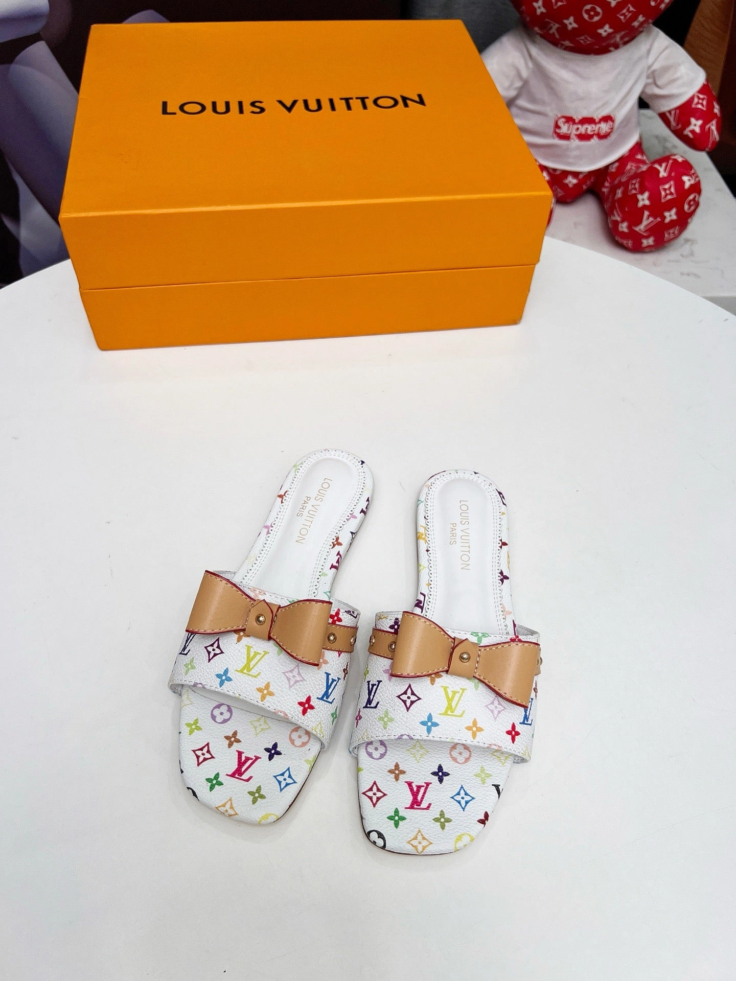 Patriots Slippers SE1618 LV x TM  Flat Mule / Size5-11