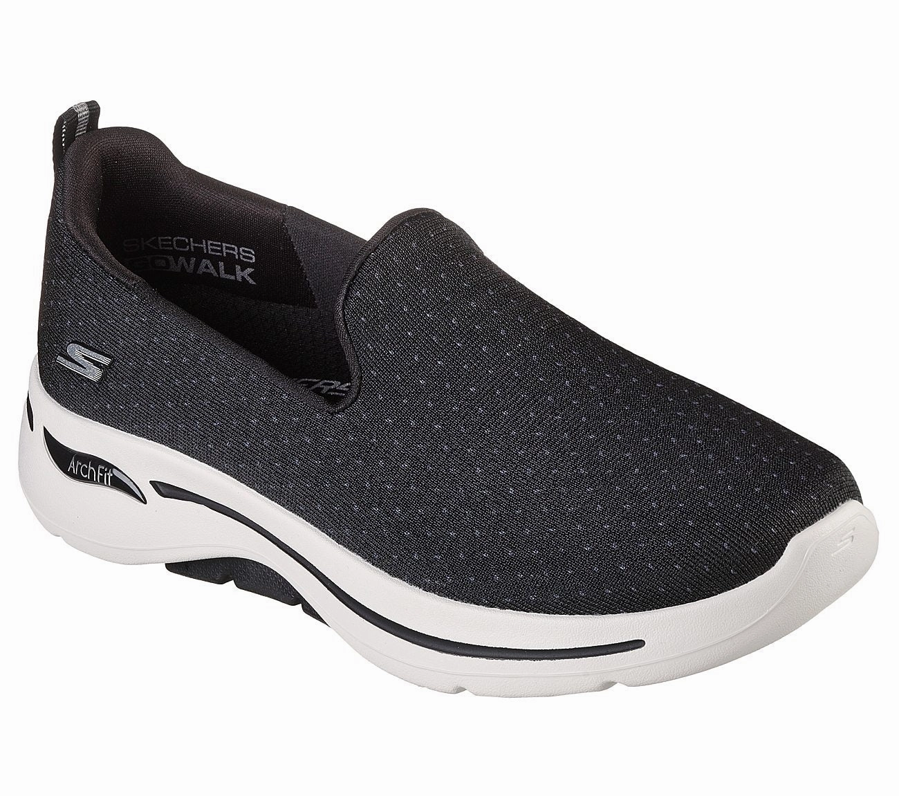 SKECHERS GO WALK ARCH FIT - 124856 - BKW Sizing For Shoes