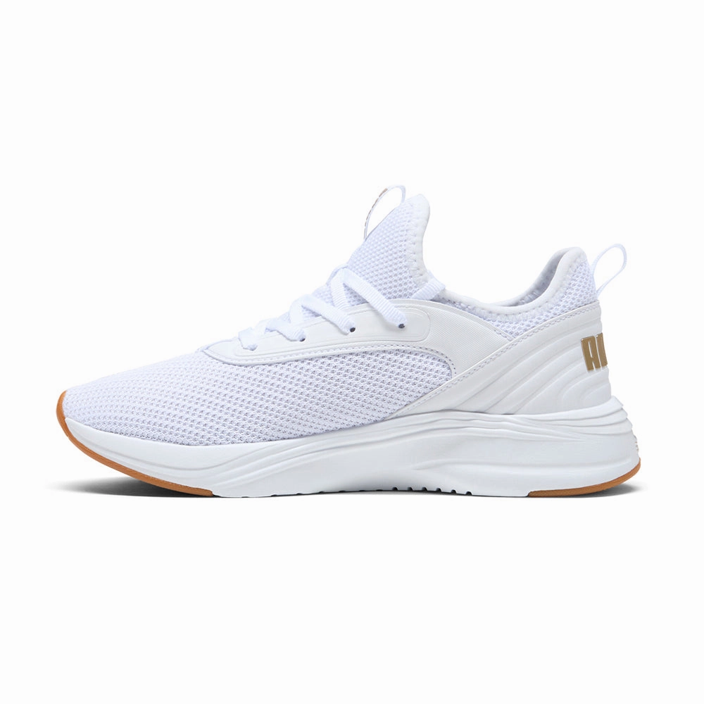 Puma Viz Runner Training Shoes Softride Ruby Luxe Logo Lace Up Sneakers