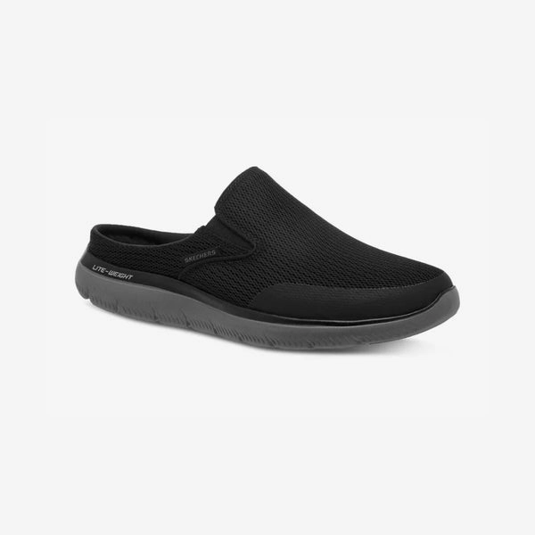 Warehouse Near Me SUMMITS  STRATE CLOGS - BLACK CHARCOAL