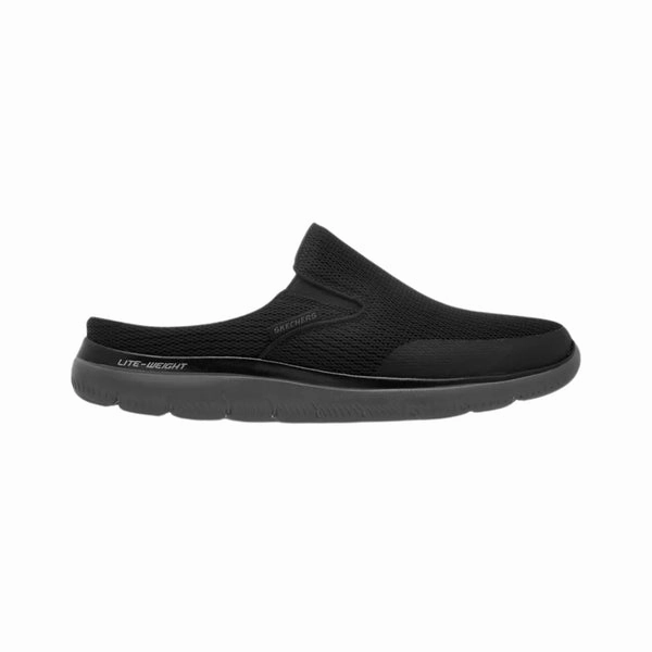 SUMMITS  STRATE CLOGS - BLACK CHARCOAL Shoes One