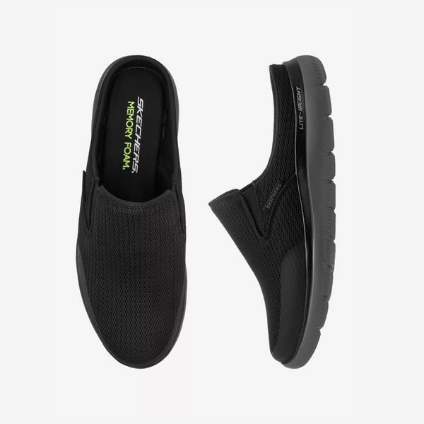 Washing Shoes In Washer SUMMITS  STRATE CLOGS - BLACK CHARCOAL
