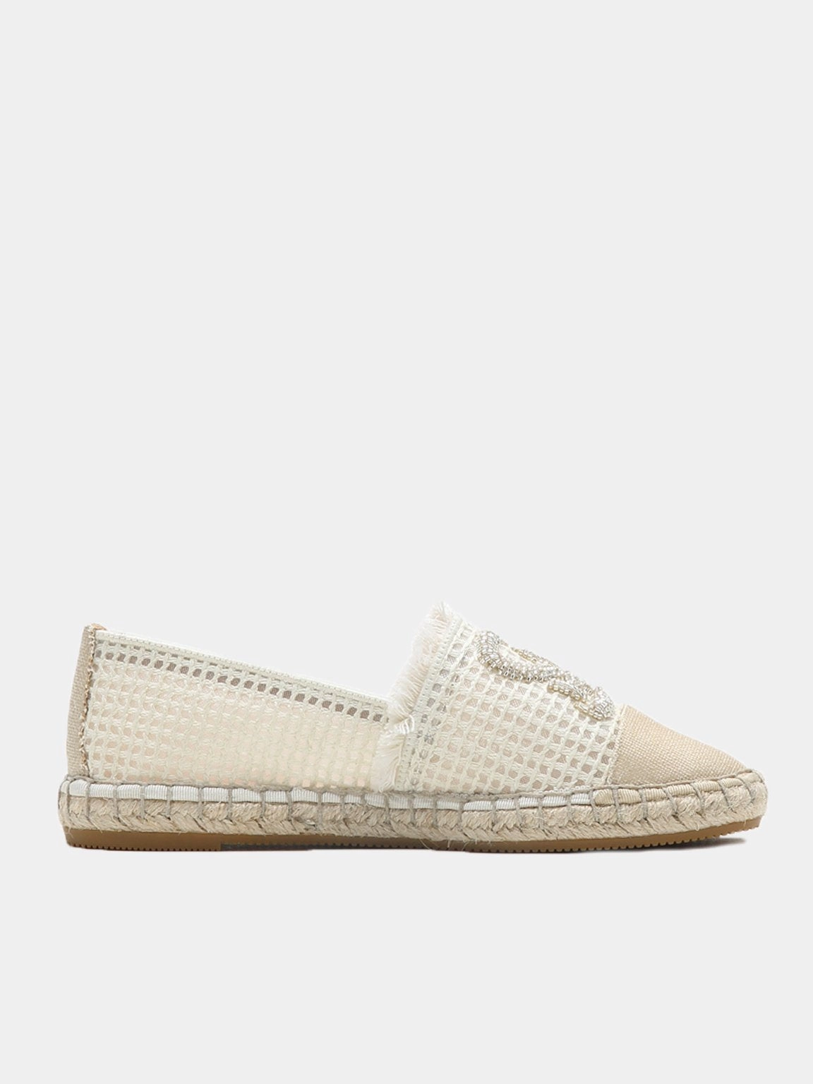 ST Beaded Knit Espadrilles Casey Espadrille Coach