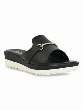 Grandpa Sandals Rocia By Regal Black Women Casual Wedges