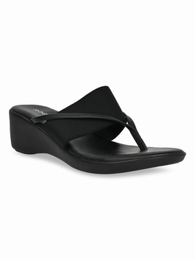 Rocia By Regal Black Women Casual Wedges Best Sandals For Beach