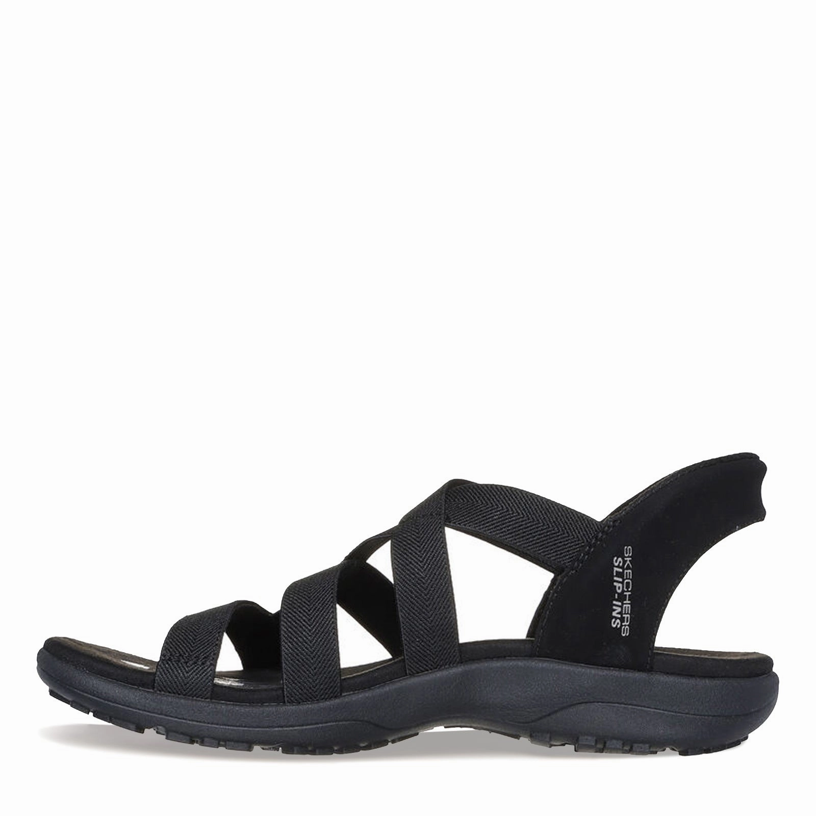 Women's Skechers, Slip-ins: Reggae Slim - Stretch Flex Sandal Denali Backcountry Hiking Shoes