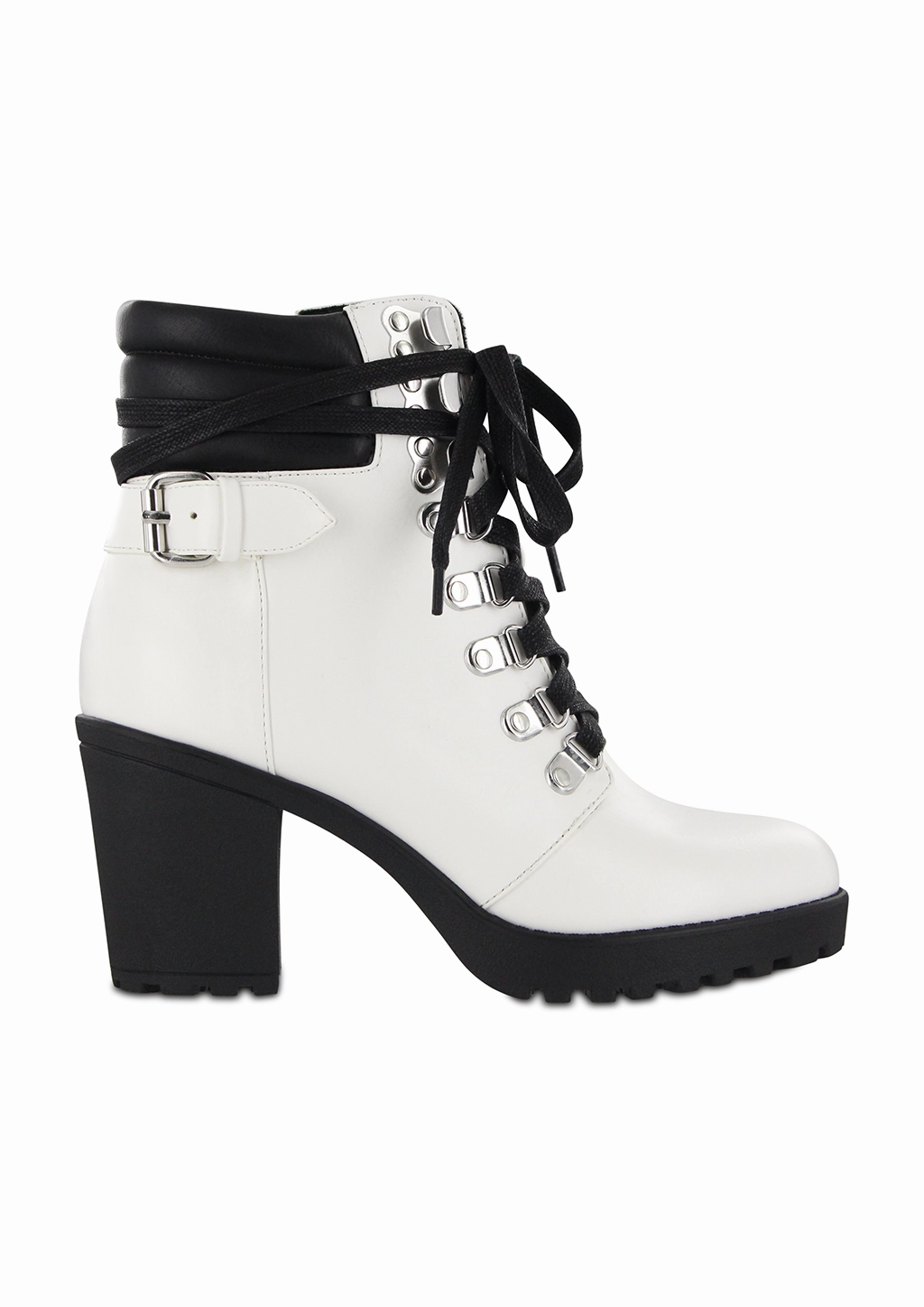 Sarah Flint Combat Boot ANNAMARIA - WHITE