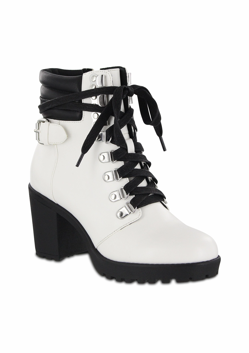 Official Military Combat Boots ANNAMARIA - WHITE