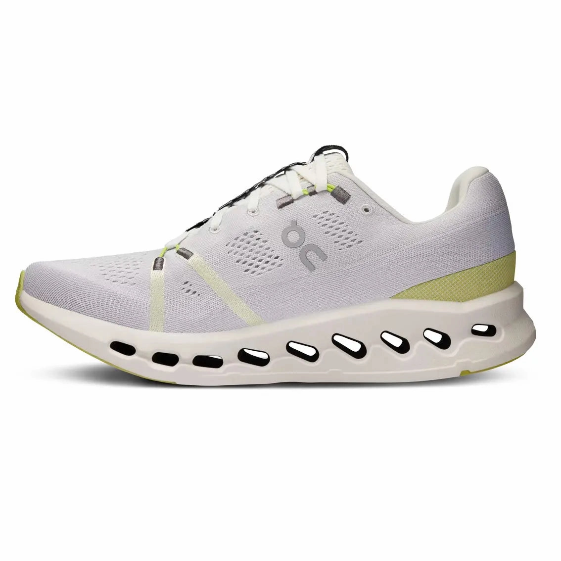 Mens On Running Cloudsurfer 7 - White / Sand Good Running Shoes For Weak Ankles