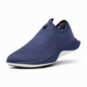 Good Running Shoes With Ankle Support Allbirds Tree Dasher Relay -  Hazy Indigo (Blizzard Sole)