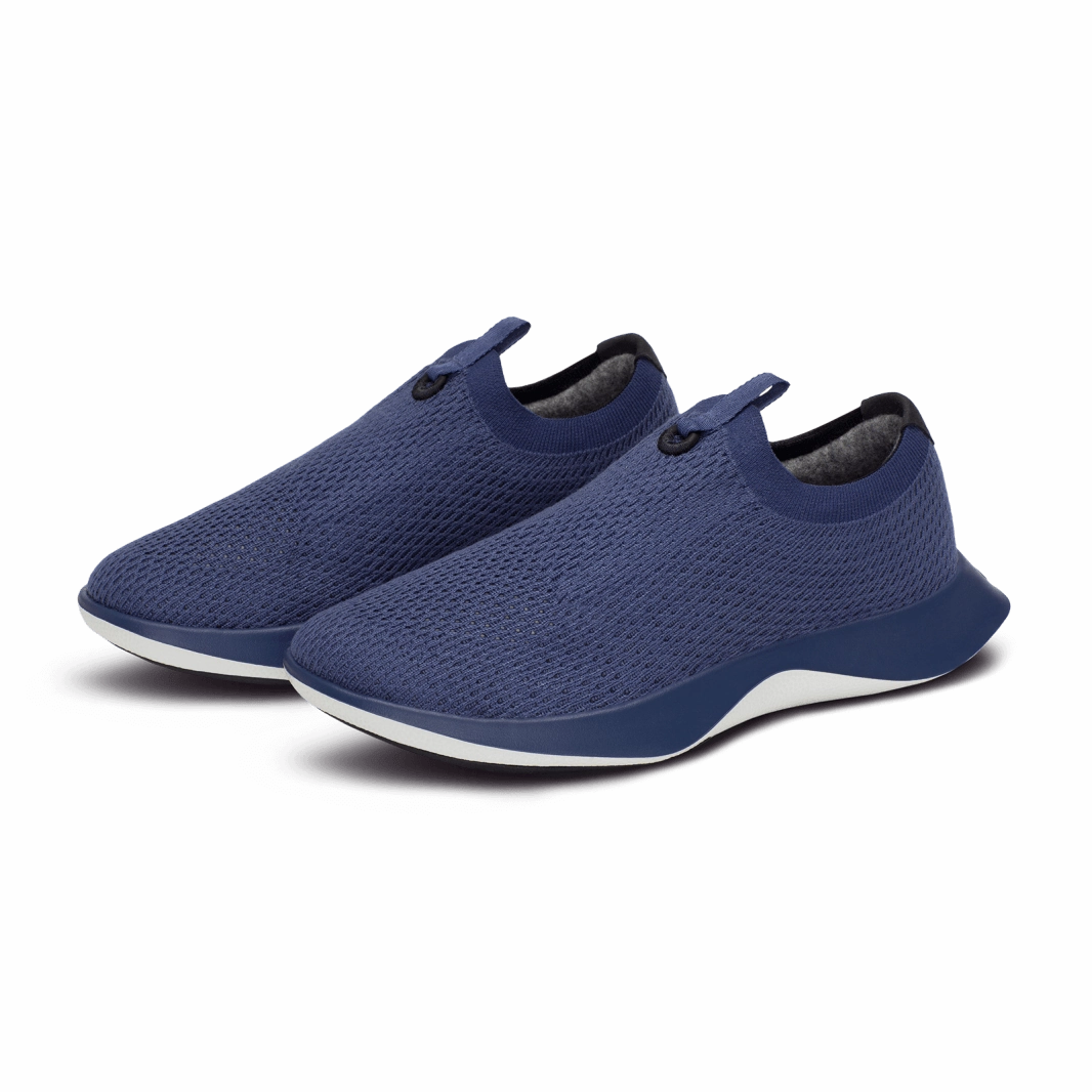 Best Running Shoes Brands Allbirds Tree Dasher Relay -  Hazy Indigo (Blizzard Sole)