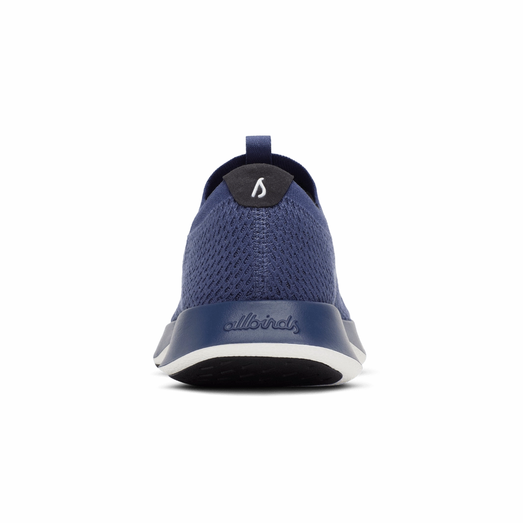 Light Cushioned Running Shoes Allbirds Tree Dasher Relay -  Hazy Indigo (Blizzard Sole)