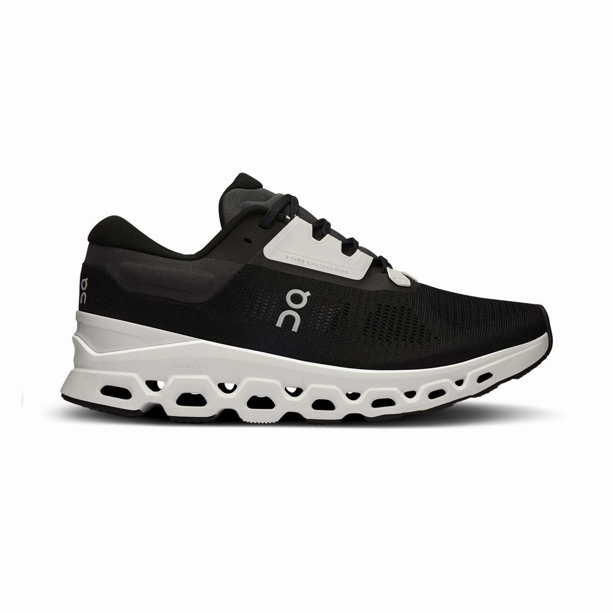Running Junior Shoes On | Women's Cloudstratus 3 Running Shoes - Black/Frost