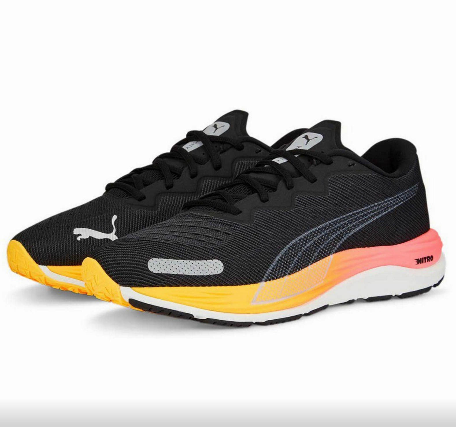 Puma Women Winter Shoes Puma Men's Velocity Nitro 2 - Sunset Glow/Puma Black (195337)