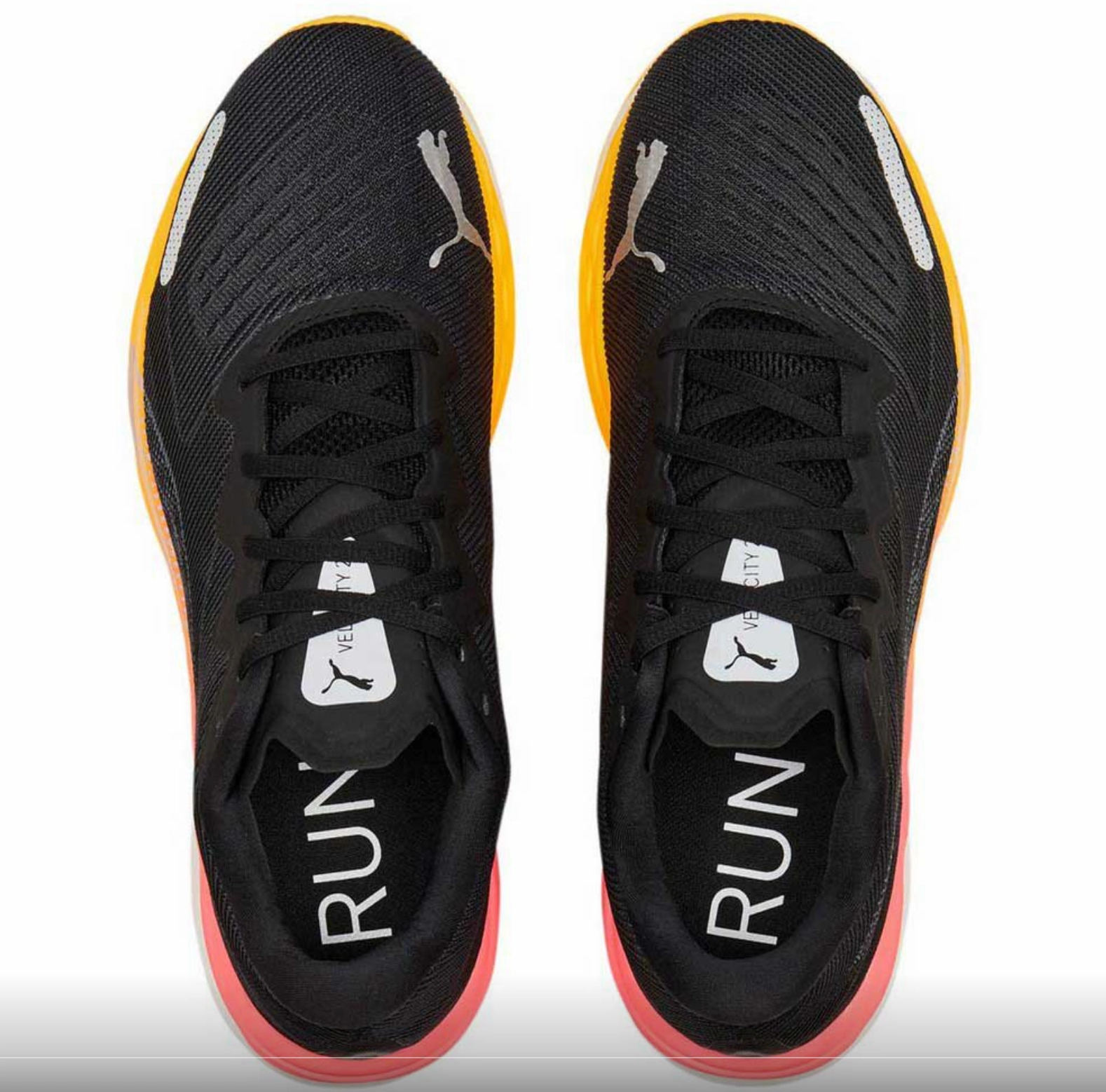 Rs Running System Puma Shoes Puma Men's Velocity Nitro 2 - Sunset Glow/Puma Black (195337)