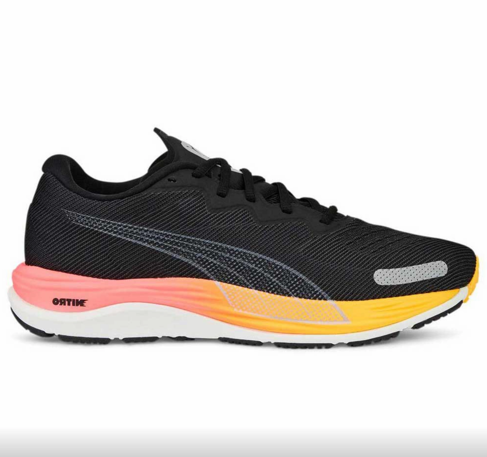 Puma Men's Velocity Nitro 2 - Sunset Glow/Puma Black (195337) Puma White Shoes