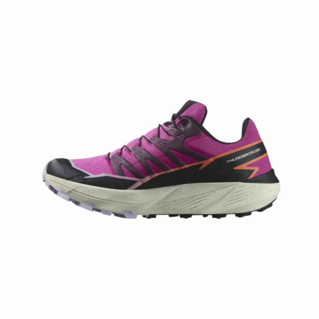 Zero Drop Cushioned Trail Shoes Salomon Womens Thundercross - Trail