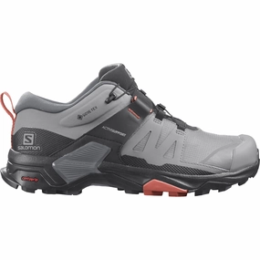Salomon X Ultra 4 GORE-TEX Womens Walking Shoes - Grey Best Hiking Shoes Philippines