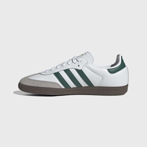 Hurt My Arches SAMBA OG SHOES - Cloud White / Collegiate Green / Clear Granite