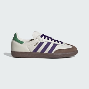 SAMBA OG SHOES - Off White / Collegiate Purple / Preloved Green Outlet Store