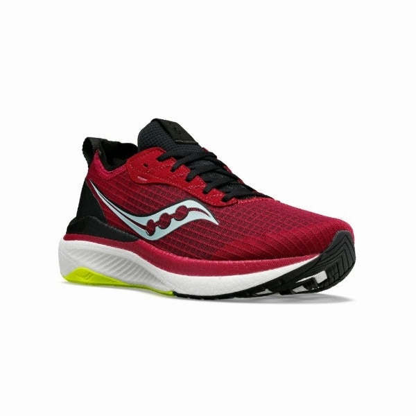 Highest Rated Running Shoes Saucony Women's Freedom Crossport - Berry/Black