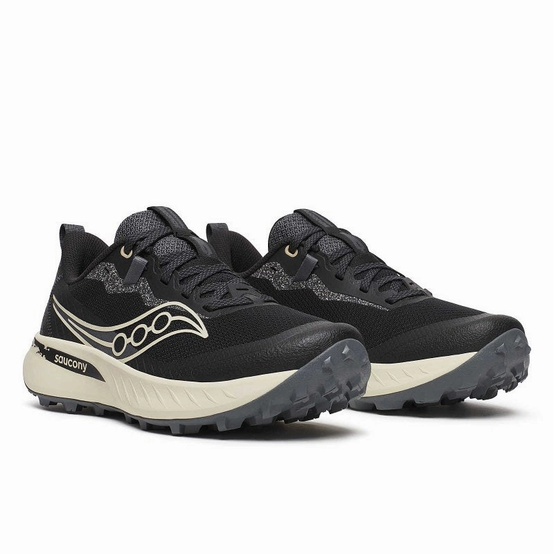 Saucony Women's Peregrine 15 - Black/Pearl Approach Shoes Vs Hiking Shoes