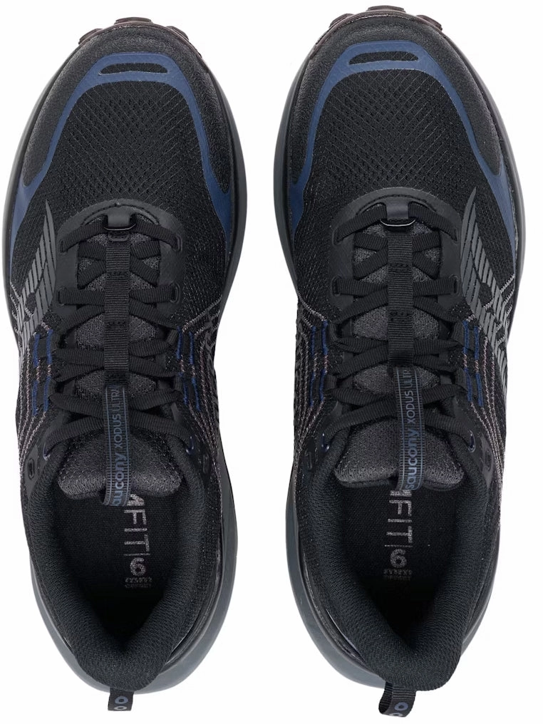 Saucony Xodus Ultra 4 Mens Trail Running Shoes - Black Best Durable Trail Shoes